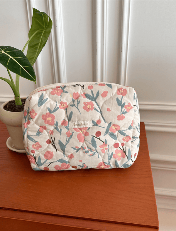 Cosmetiquera Neceser Bloom Rosada Ref. C058