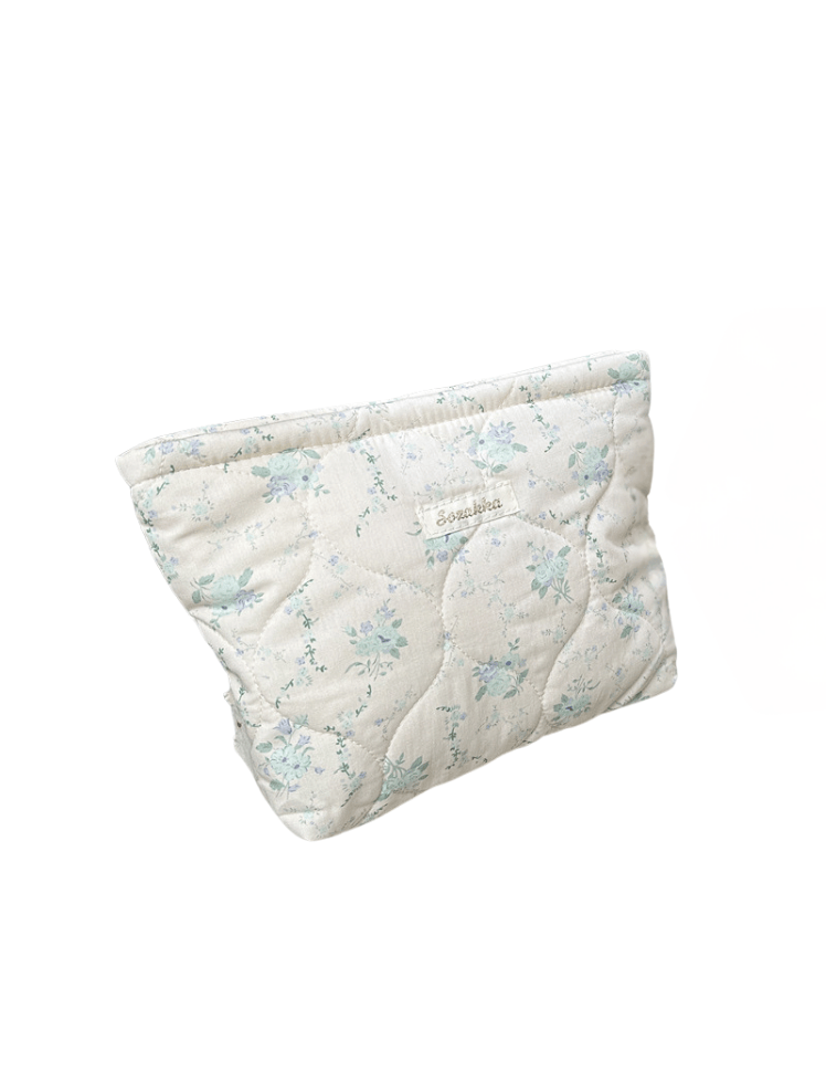 Cosmetiquera Necese Blossom Azul Ref. C060