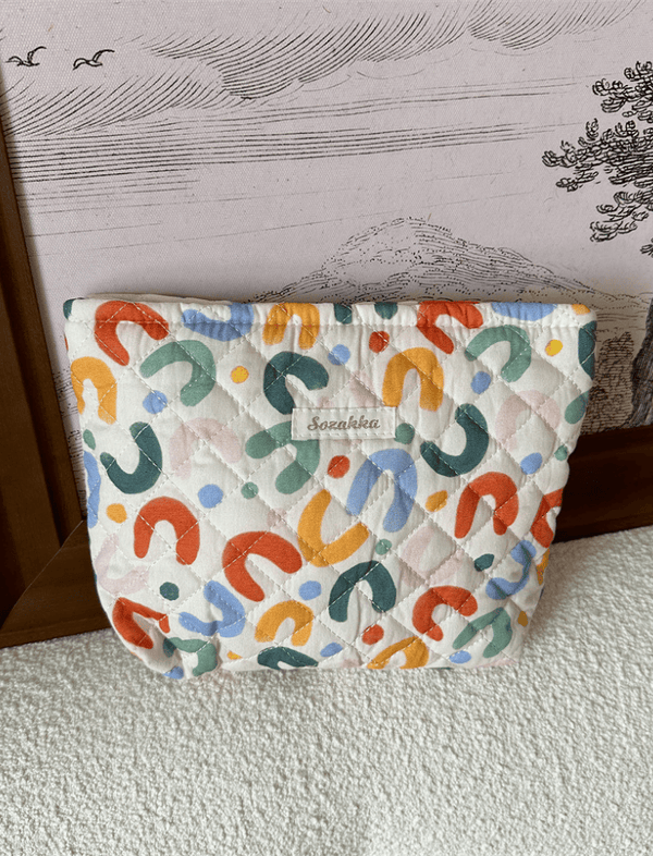 Cosmetiquera Necese Blossom Beige Ref. C060