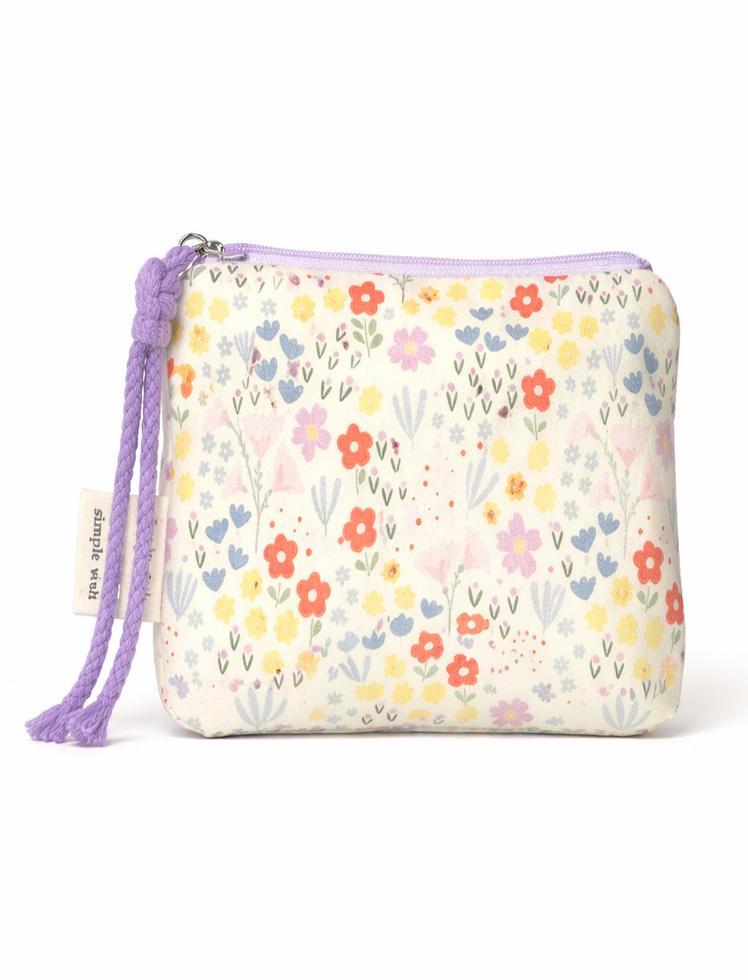 Cosmetiquera Floral Whispers Rojo Ref. C091