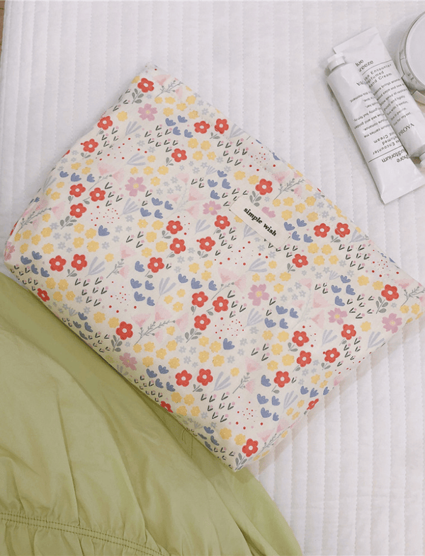 Cosmetiquera Vintage Bloom Rojo Ref. C095