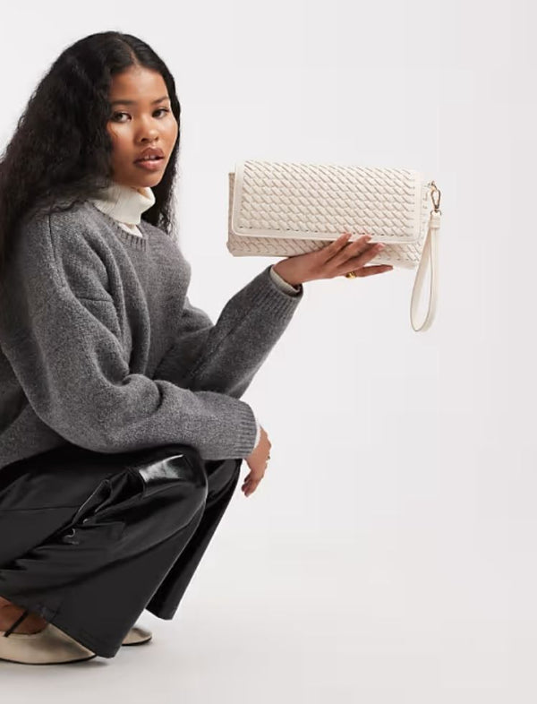 Bolso Midnight Weave Blanco Ref. C125