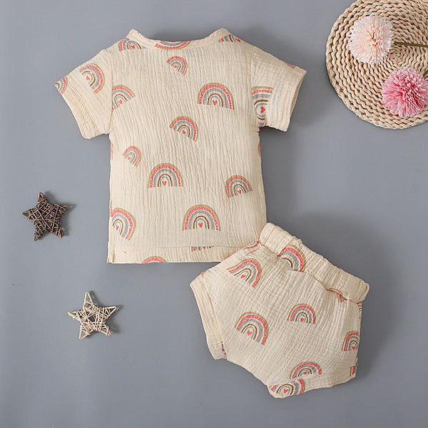 CONJUNTO CREMA ARCOIRIS 