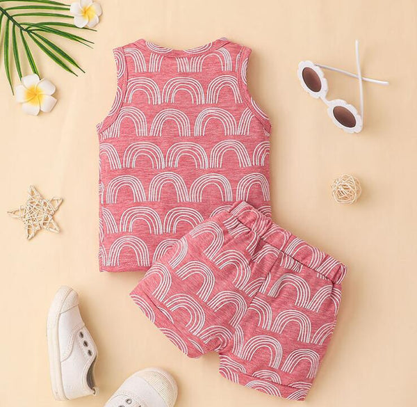 CONJUNTO ROSADO ARCOIRIS