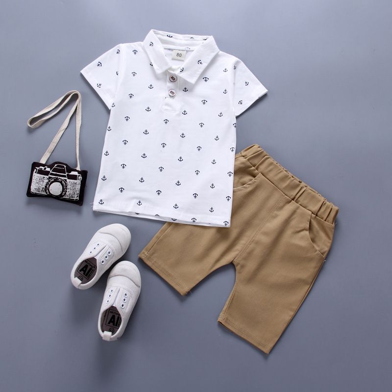 CONJUNTO ANCLAS SHORT CAFE