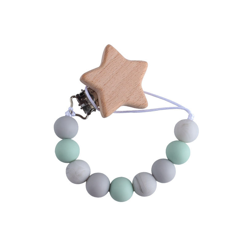 Clip Chupero Star Magic Gris/Verde Ref. CH02