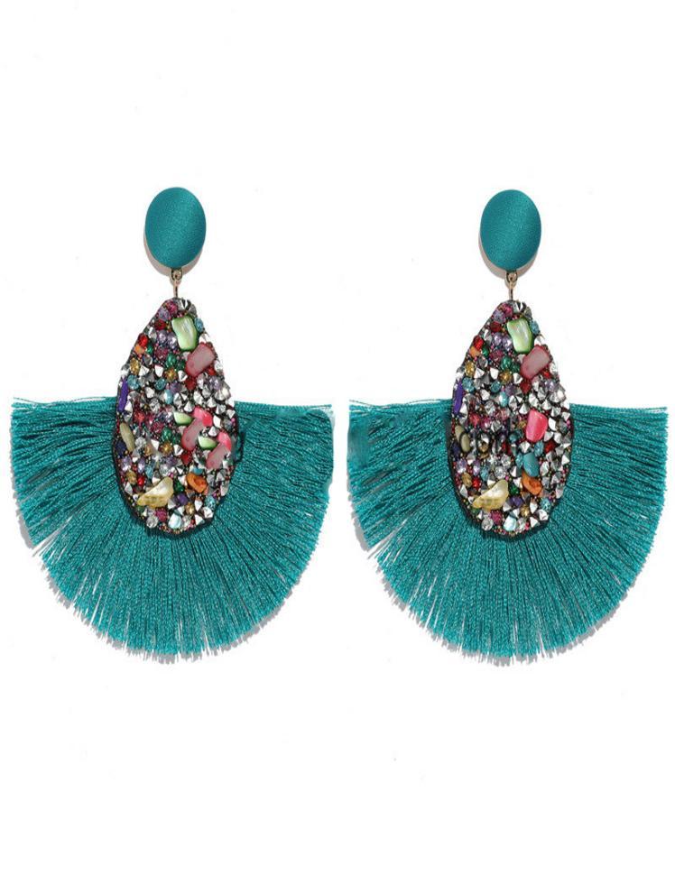 Aretes Vibrant Blossom Azul Ref. E111