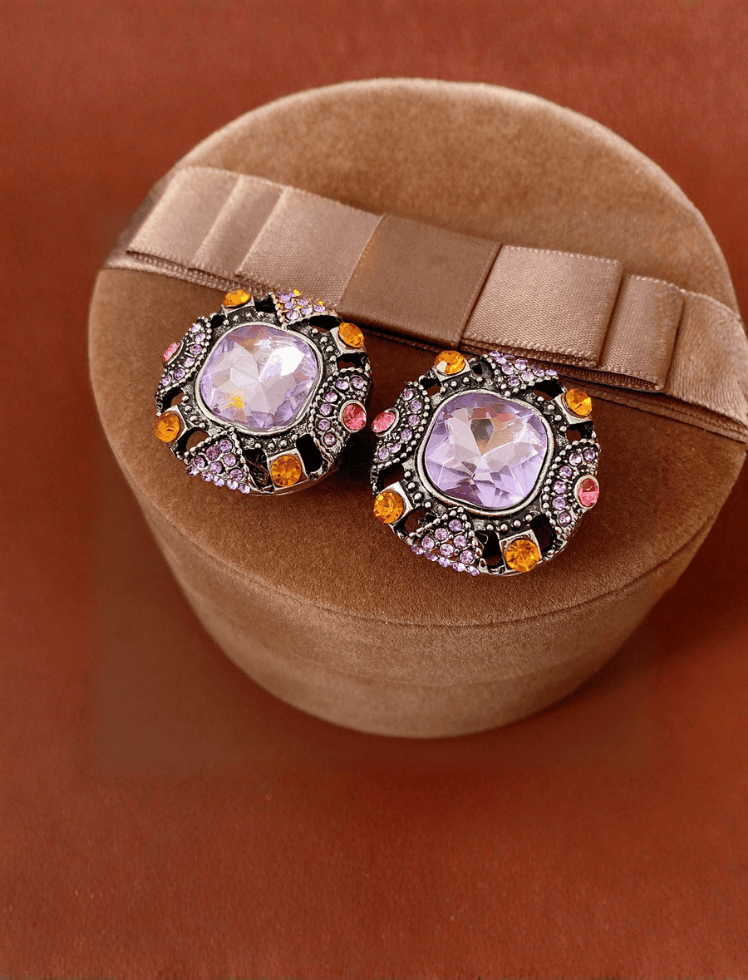 Aretes Mystic Radiance Morado Ref. E27