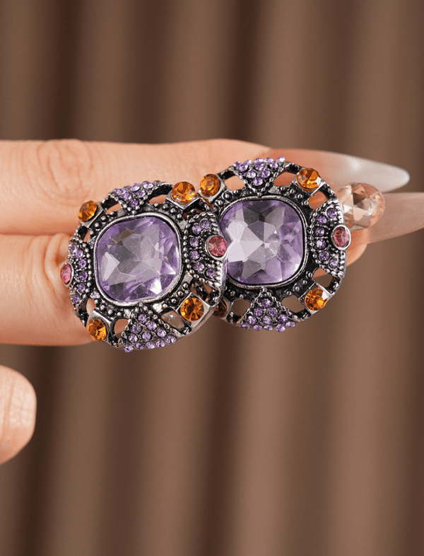 Aretes Mystic Radiance Morado Ref. E27