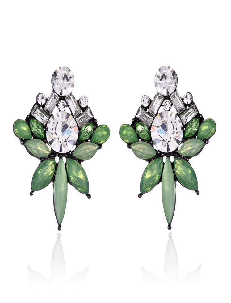 Aretes Emerald Symphony Verde Ref. E41