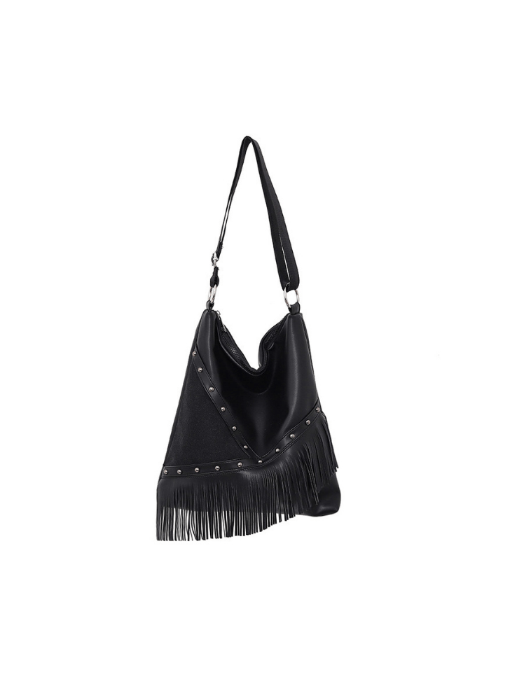 Bolso Midnight Fringe Negro Ref. F01