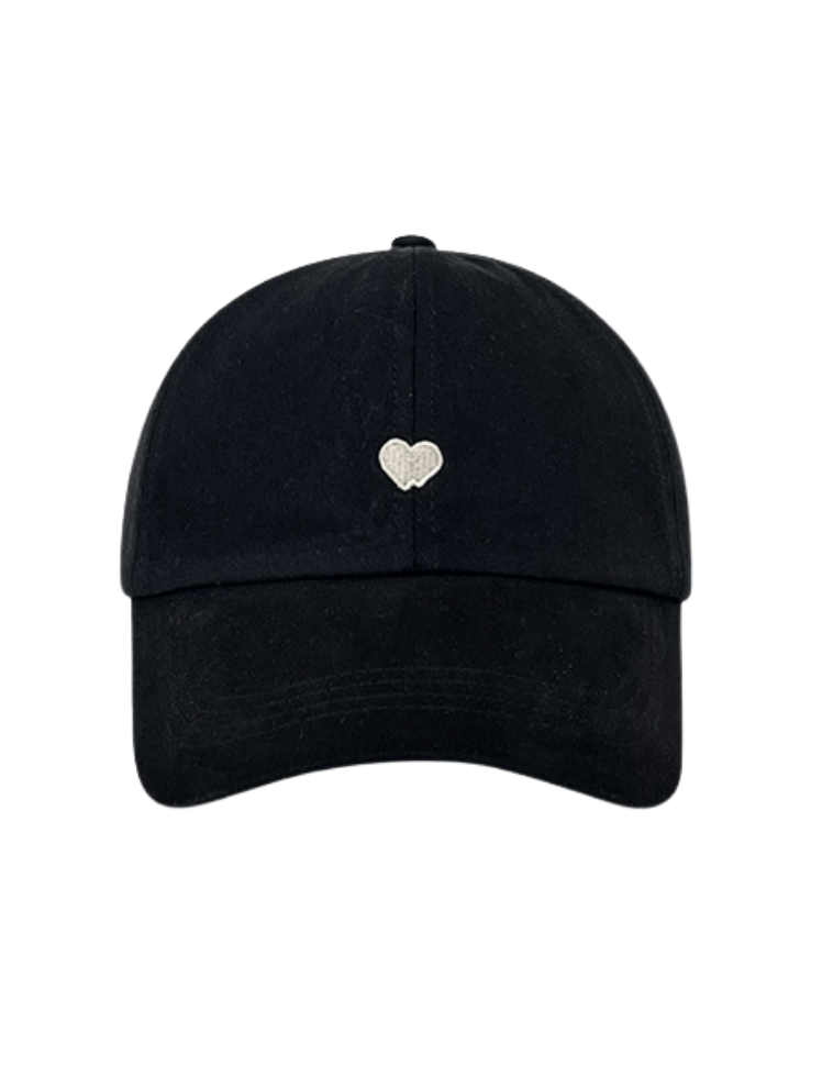 Gorra Heart-Embroidered Negra Ref. HAT-27