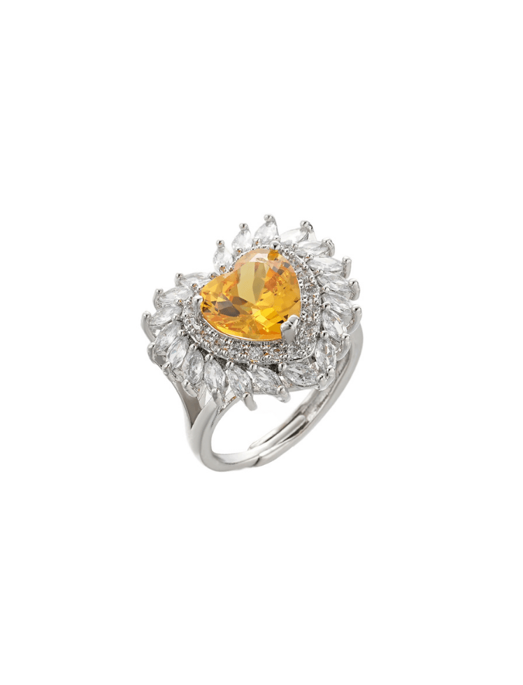 Anillo Golden Heart Amarillo Ref. J-134