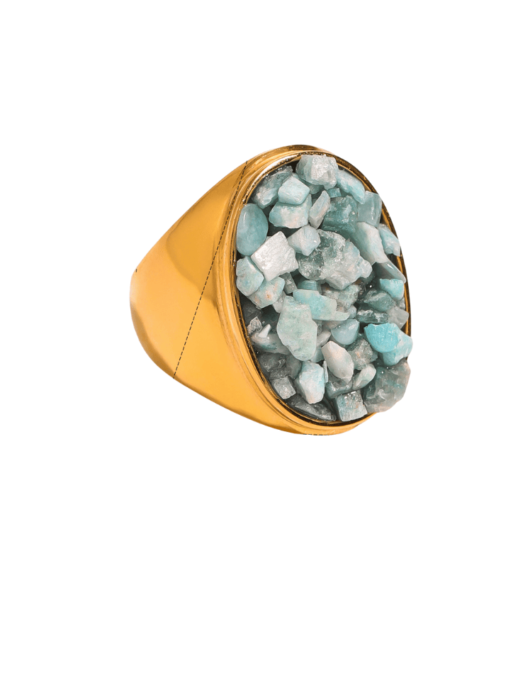 Anillo Ocean Stone Ring Turquesa Ref. J120