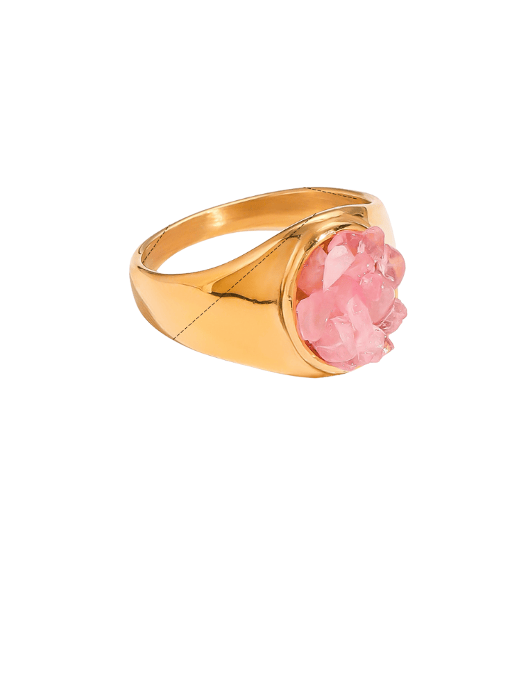 Anillo Artisan Gem Ring Rosado Ref. J121