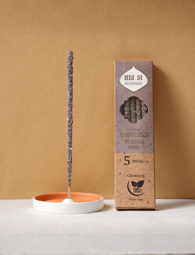 Incienso Artesanal Aromático Salvia Blanca+ Base Ref. J140