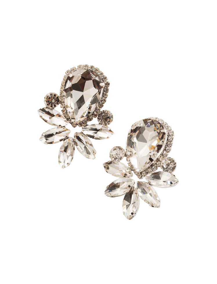 Aretes Midnight Blossom Earrings Silver Ref. J36