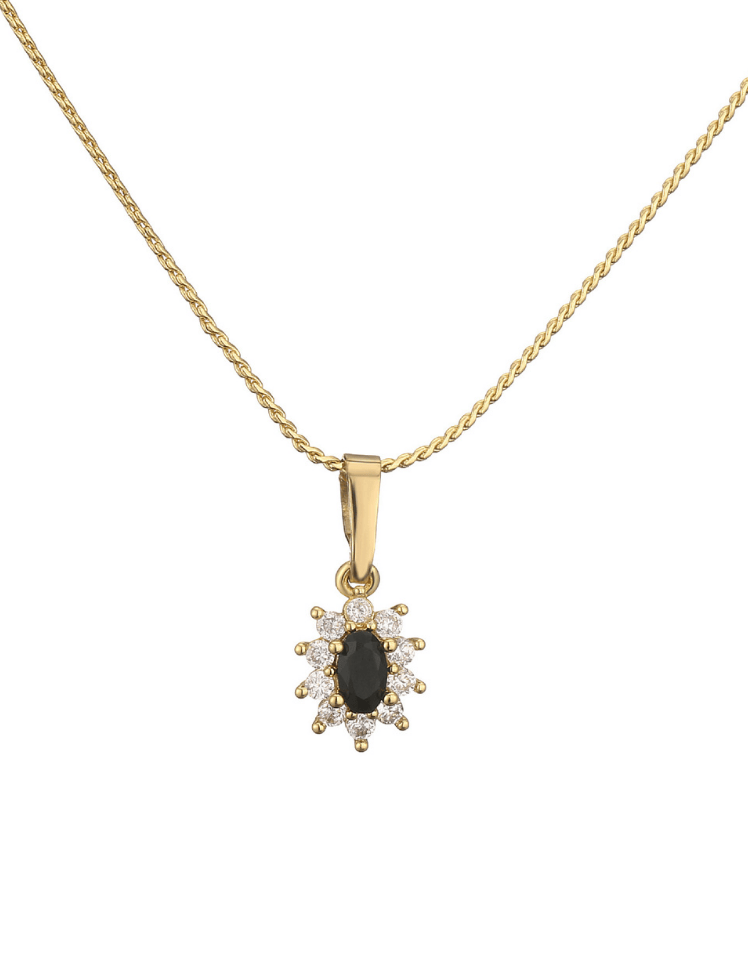 Collar Royal Halo Negro Ref. J6