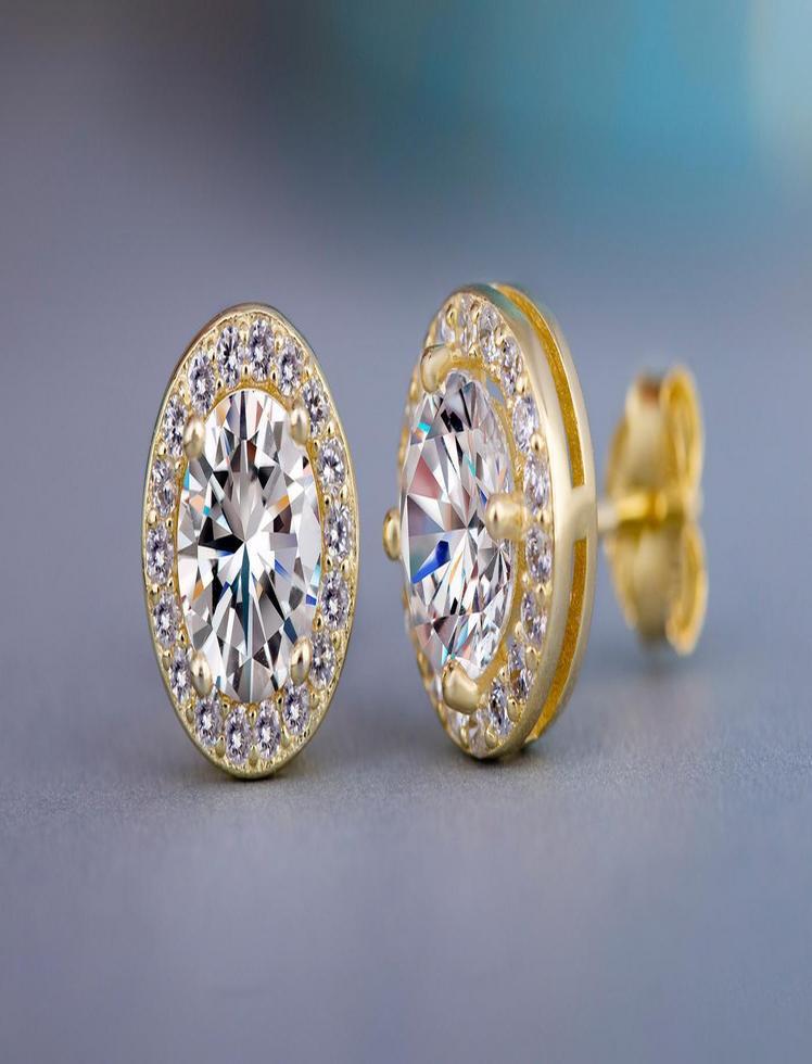 Aretes Radiant Whisper Dorado Ref. J73