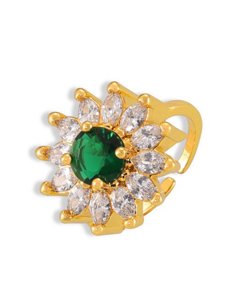 Anillo Emerald Sun Verdes Ref. J79