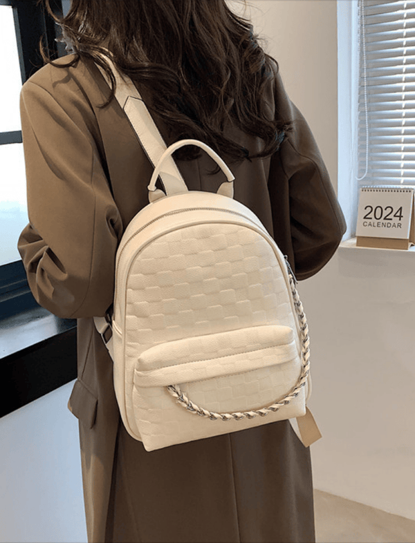 Morral Woven Backpack Blanco Ref. M794