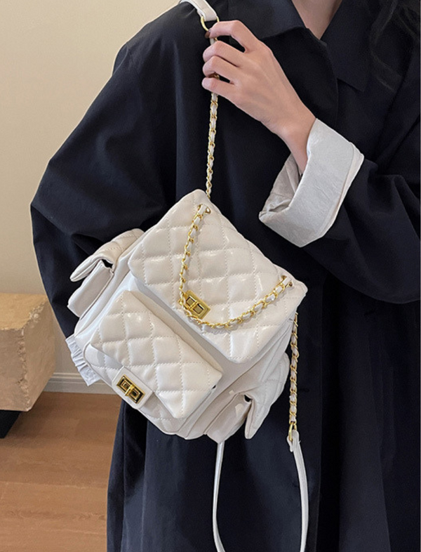Morral Acolchado Blanco Ref. M801