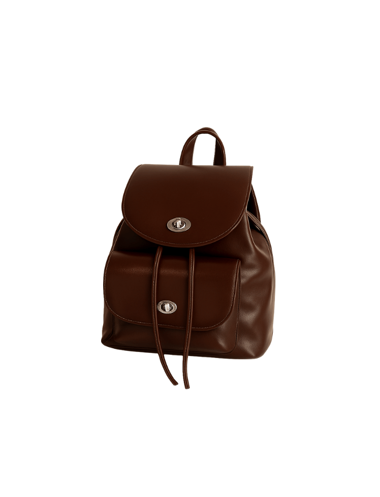 Morral Mini Gloss Café Oscuro Ref. M826