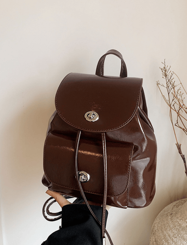 Morral Mini Gloss Café Oscuro Ref. M826