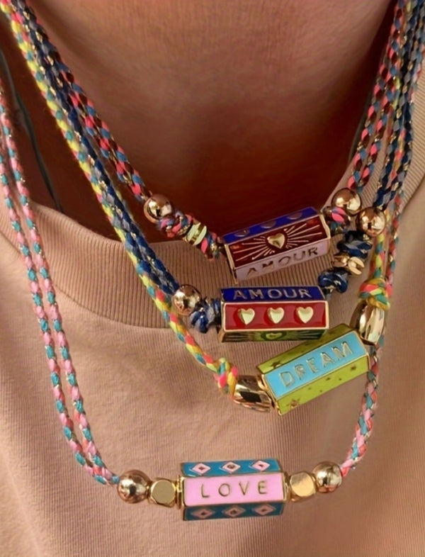 Collar Dream Chaser Naranja/Azul Ref. N-17