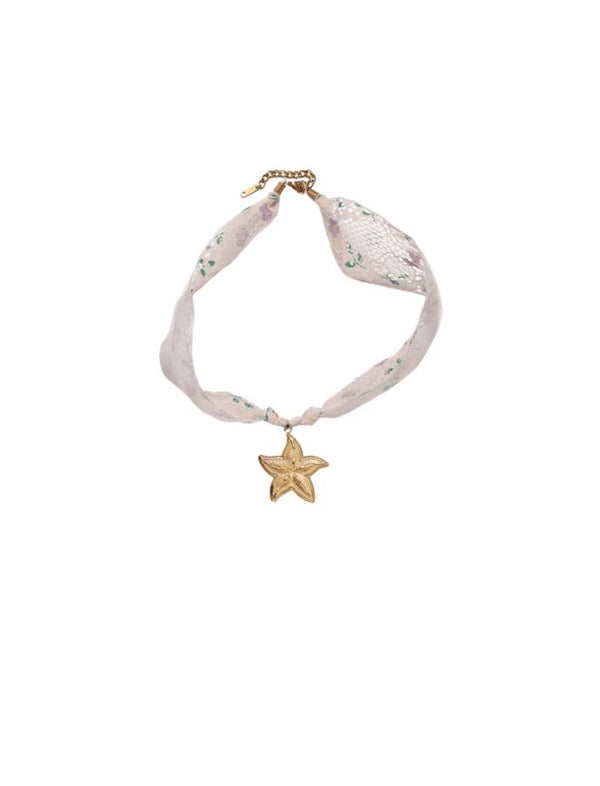 Collar Ocean Whisper Blanco Dorado Ref. N7