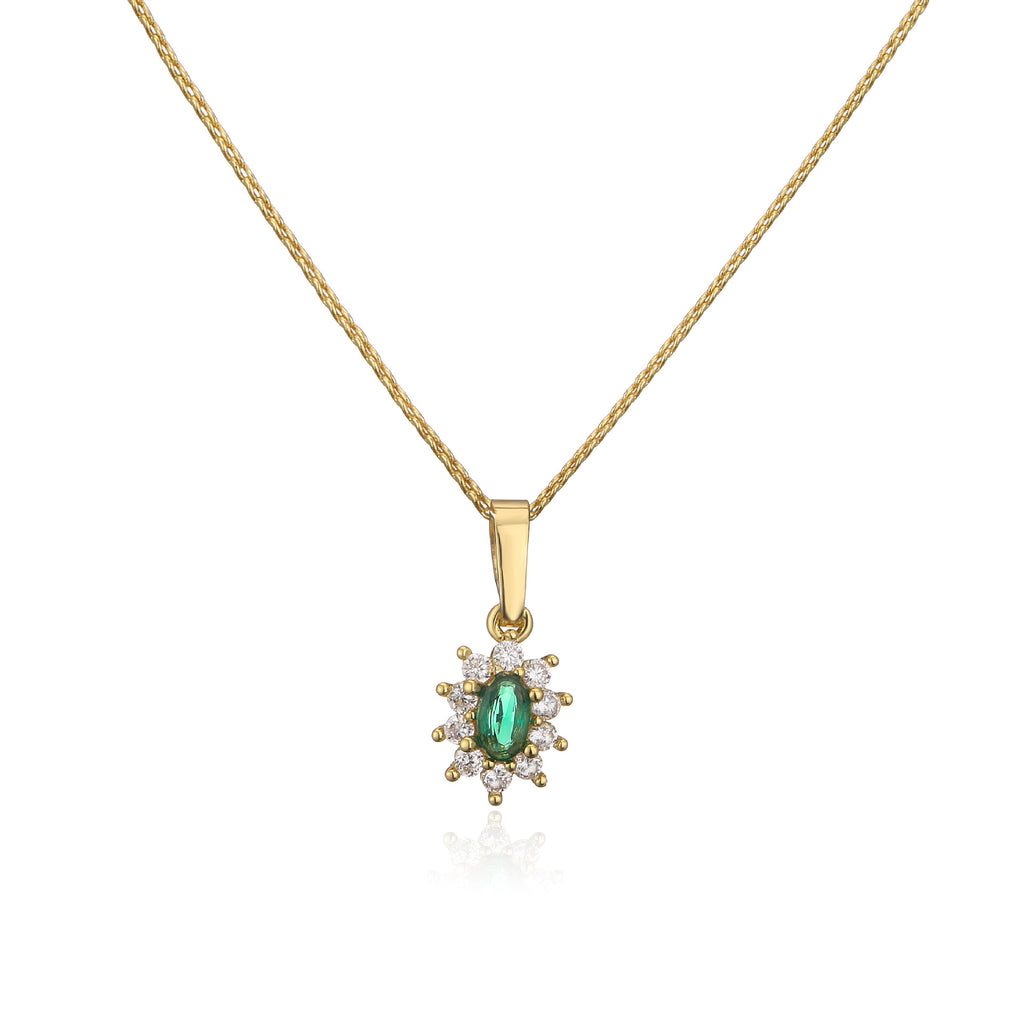 Collar Royal Halo Verde Ref. J6