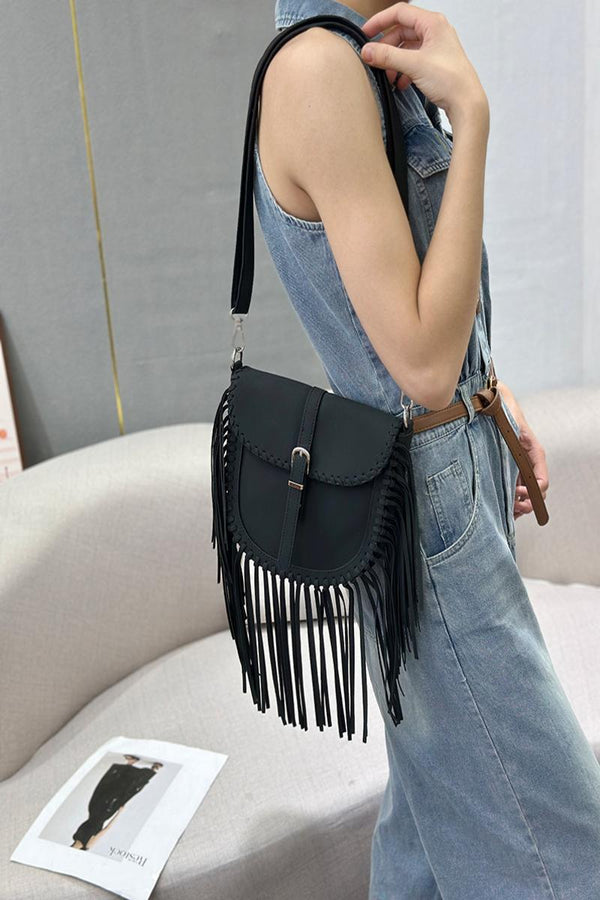 Bolso Fringe Fantasy Negro Ref. R028