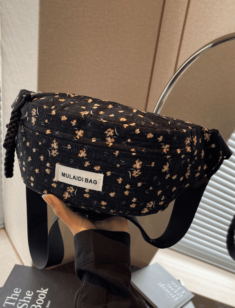 Riñonera Blossom Negra Ref. R292