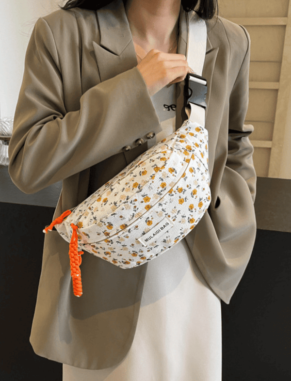 Riñonera Blossom Blanca Ref. R292
