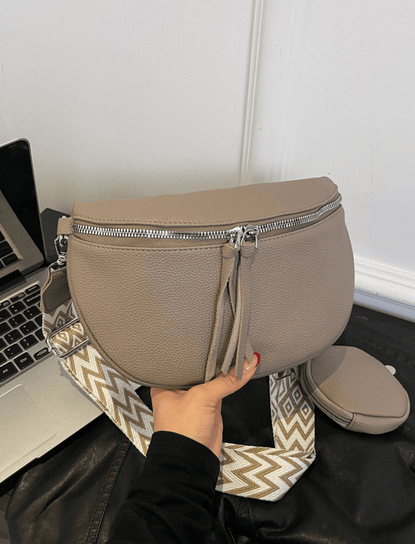 Riñonera Boho Sling Bag Café Ref. R319