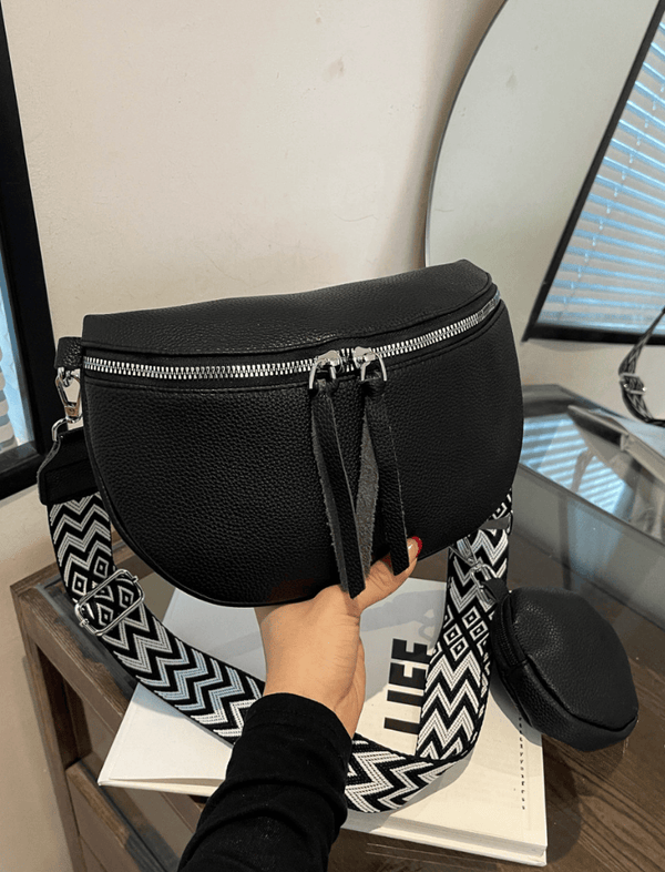 Riñonera Boho Sling Bag Negro Ref. R319