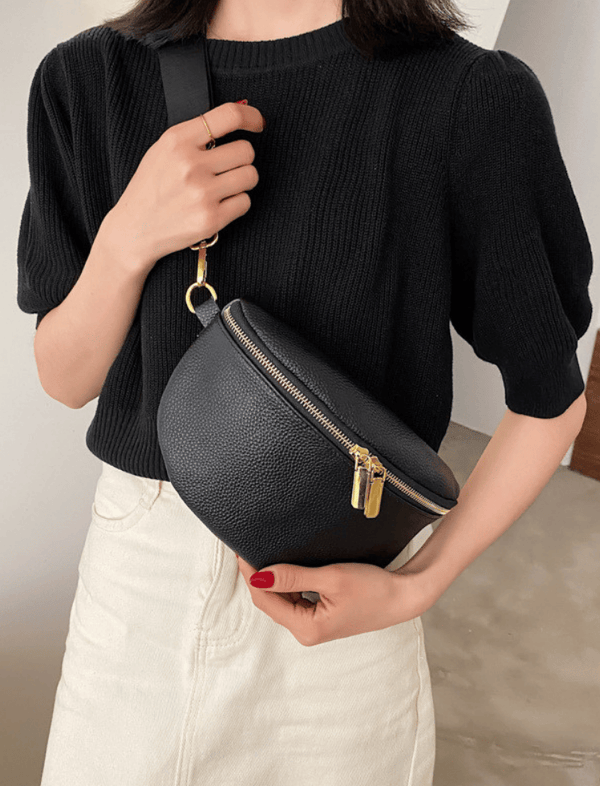 Riñonera Urban Luxe Belt Bag Negra Ref. R314