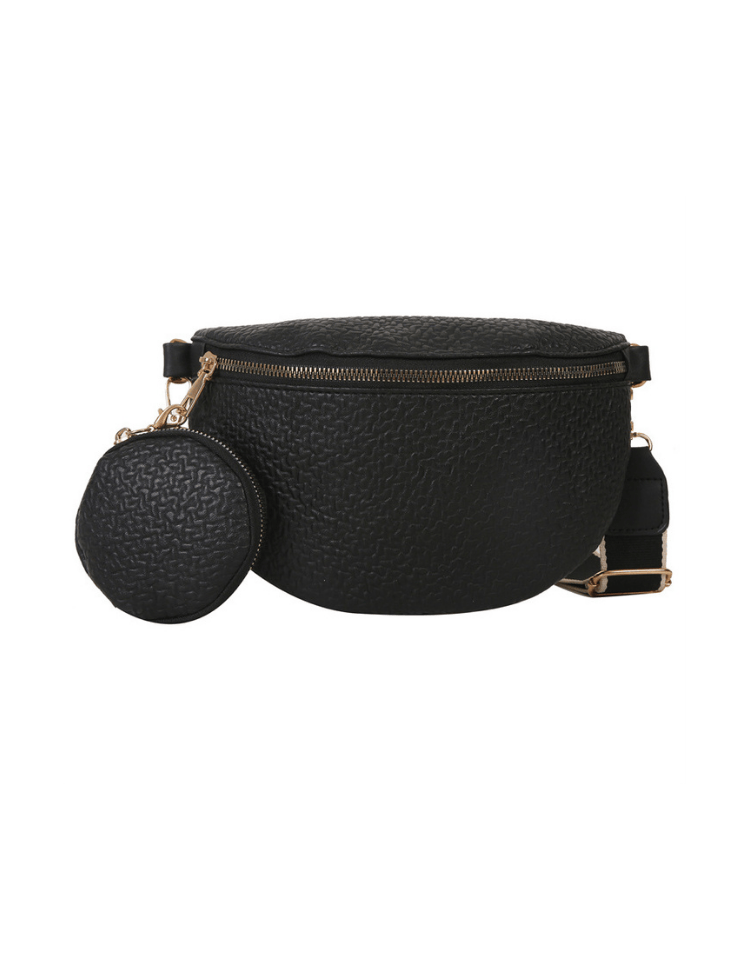 Riñonera Twin Pocket Belt Bag Negra Ref. R315