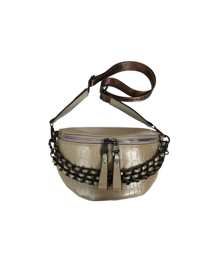 Riñonera Chic Allure Gris Ref. R330