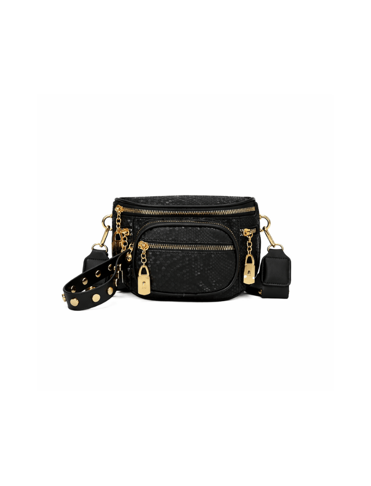 Riñonera Serpentine Luxe Negra Ref. R335