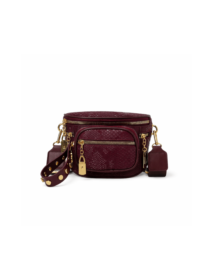 Riñonera Serpentine Luxe Vino Tinto Ref. R335