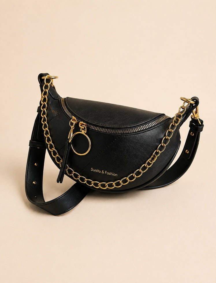 Riñonera Golden Edge Negro Ref. R345