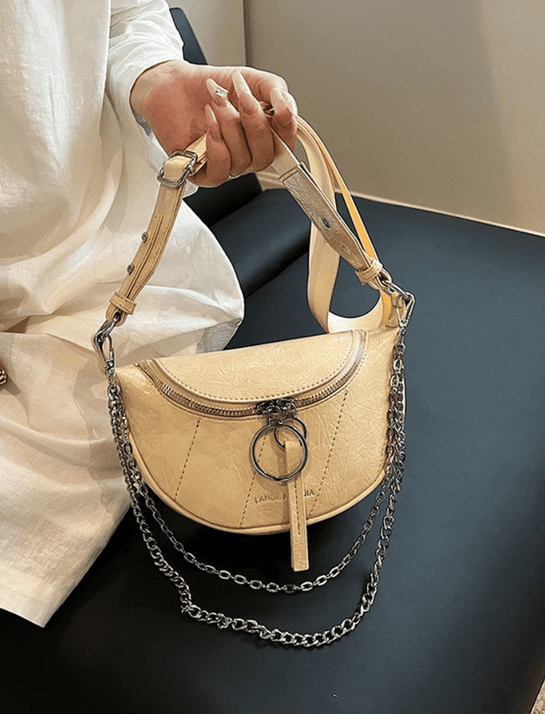 Riñonera Chain Moon Amarilla Ref. R347