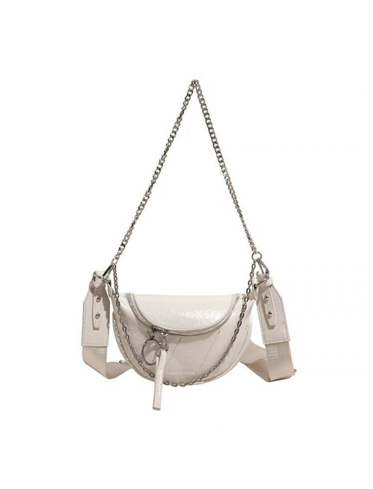 Riñonera Chain Moon Blanca Ref. R347