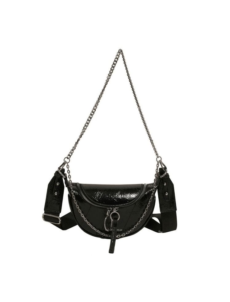 Riñonera Chain Moon Negra Ref. R347