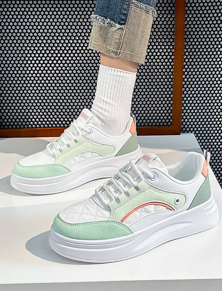 Tenis Modernos Blanco/Verde Ref. T114