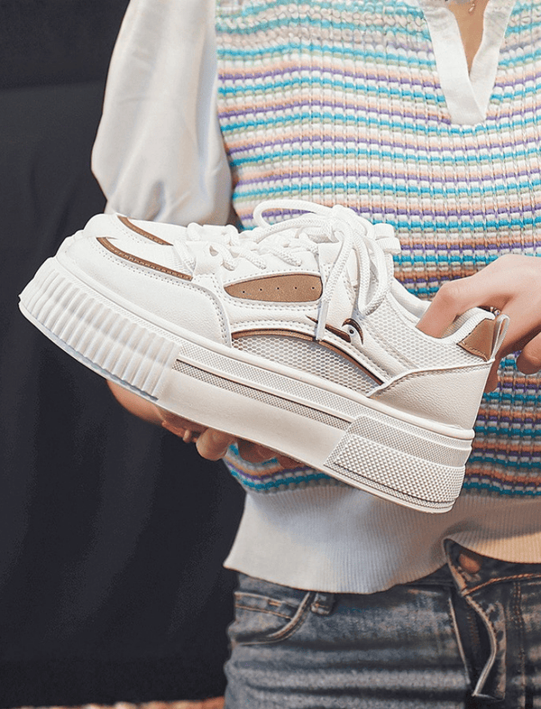 Tenis Aero-Textured Cafe Ref. SH-83