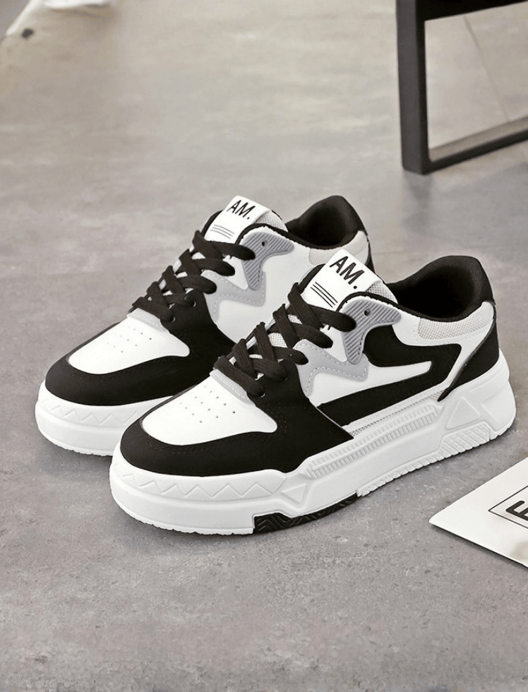Tenis Street Contrast Blancos/Negros Ref. SH-93