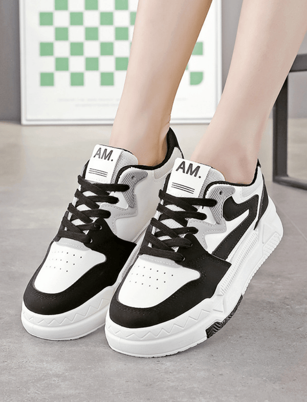 Tenis Street Contrast Blancos/Negros Ref. SH-93