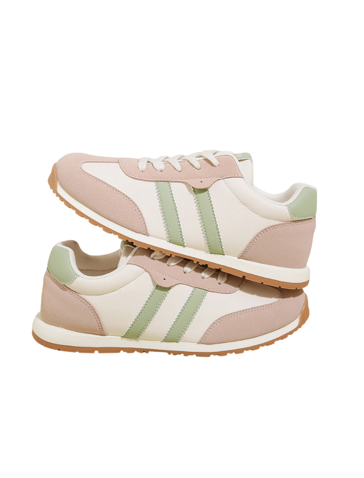 Zapato Chic Stride Verde Rosado Ref. SH155